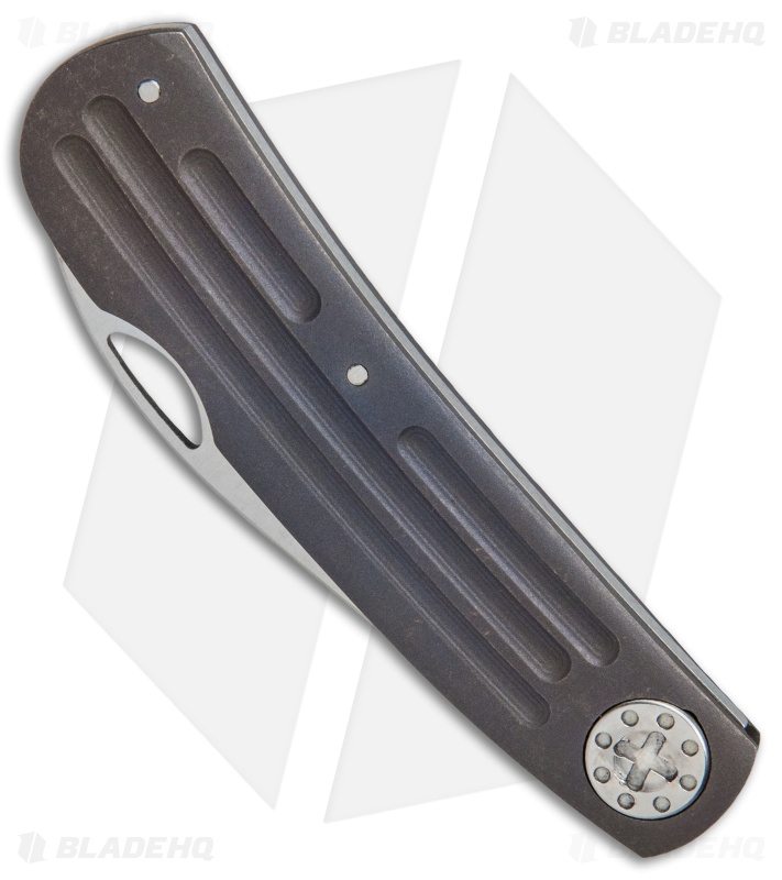 Curtiss Custom Knives SwayTac Slipjoint Knife Blue Titanium (2.875" Stonewash)