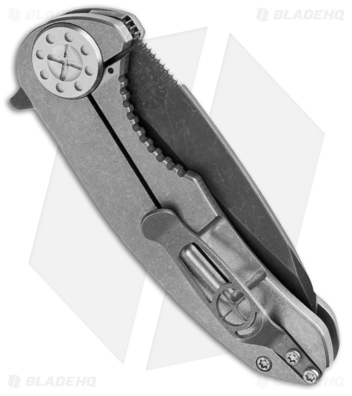 Curtiss Knives F3 Wharncliffe Frame Lock Knife Green G10 (3.5" Acid