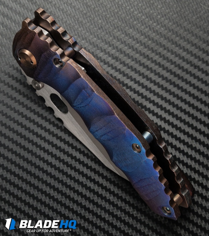 Dalibor Bergam Knives Draco Frame Lock Knife Titanium (3.5" Satin) 2016