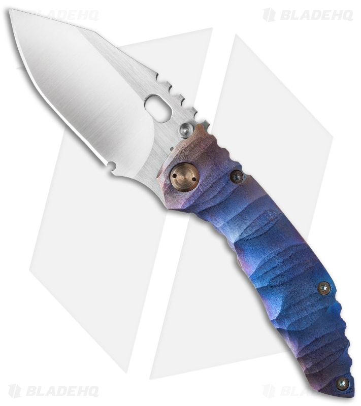 Dalibor Bergam Knives Draco Frame Lock Knife Titanium (3.5" Satin) 2016