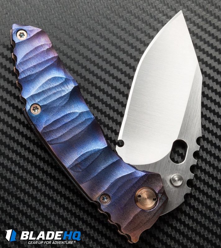 Dalibor Bergam Knives Draco Frame Lock Knife Titanium (3.5" Satin) 2016