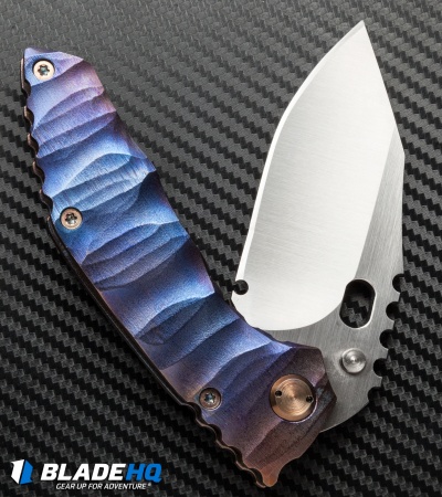 Dalibor Bergam Knives Draco Frame Lock Knife Titanium (3.5" Satin) 2016