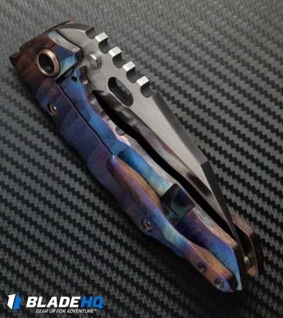 Dalibor Bergam Knives Draco Frame Lock Knife Titanium (3.5" Satin) 2016