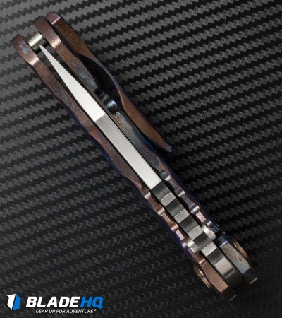 Dalibor Bergam Knives Draco Frame Lock Knife Titanium (3.5" Satin) 2016