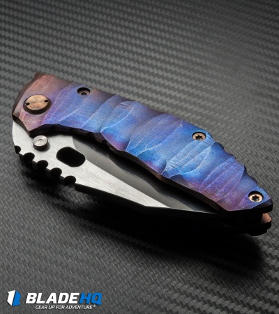 Dalibor Bergam Knives Draco Frame Lock Knife Titanium (3.5" Satin) 2016