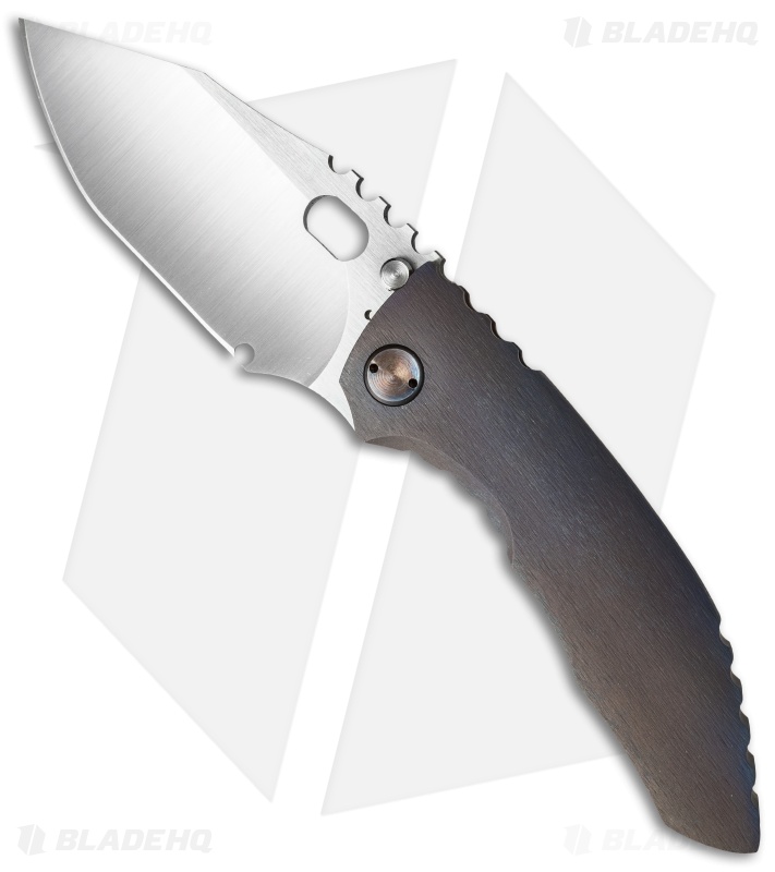 Dalibor Bergam Knives Draco Integral Frame Lock Knife Titanium (3.5" Satin) 2016