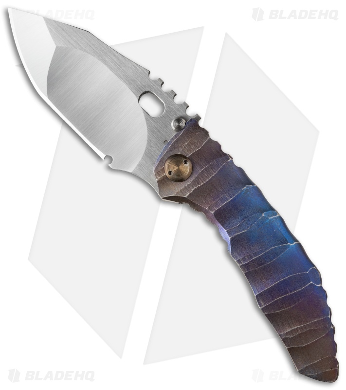 Dalibor Bergam Knives Draco Integral Frame Lock Knife Titanium (3.5" Satin)