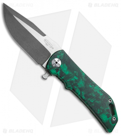 Darrel Ralph Designs DDR Dominator Lvl 1 Bowie Green Skull (3.7" Acid SW) 2 of 5