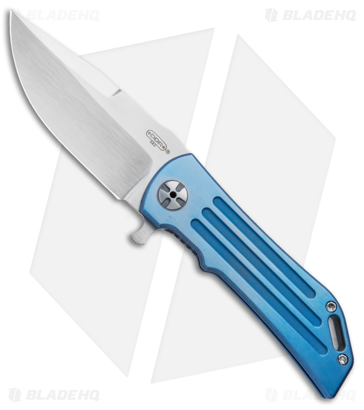 Darrel Ralph Designs DDR Dominator D35 V2 Flipper Blue (3.5" Satin)