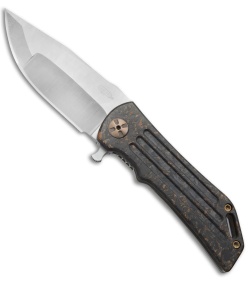 Darrel Ralph Designs DDR Level 2 Dominator Flipper Copper Shred CF (3.75" Satin)