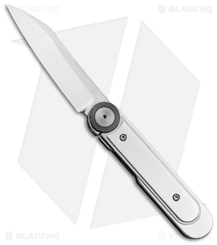 Dew Hara Custom Knives Infinity Liner Lock Knife Stainless Steel (3.1" Mirror)