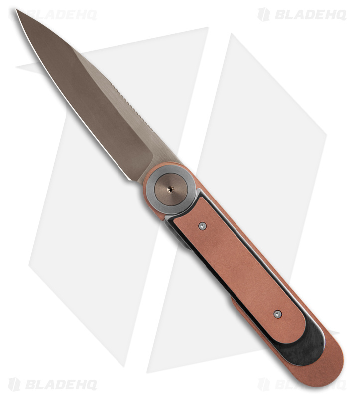 Dew Hara Custom Knives Infinity Copper/Stainless (3.1" Bronze Wash)