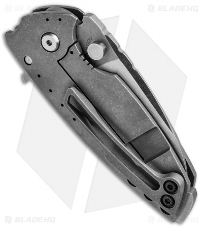 DireWare Custom Hyper-90 Flipper Knife Carbon Fiber/Titanium (3" Satin)