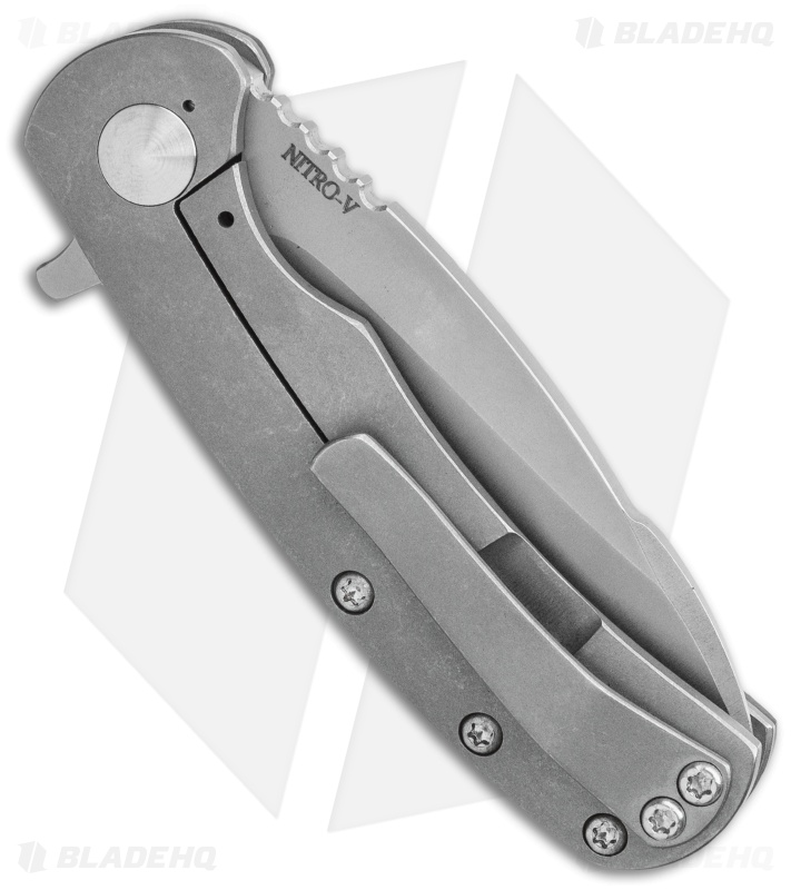 Doc Shiffer Designated Marksman Knife Carbon Fiber Flipper (2.75" Plain)