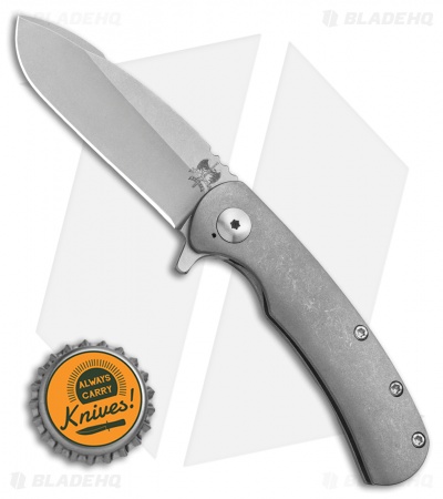 Doc Shiffer Designated Marksman Knife Titanium Flipper (2.75" Plain)