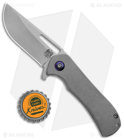 Doc Shiffer Recon Lightweight Frame Lock Knife Ti + Mokuti HW (2.75" SW)