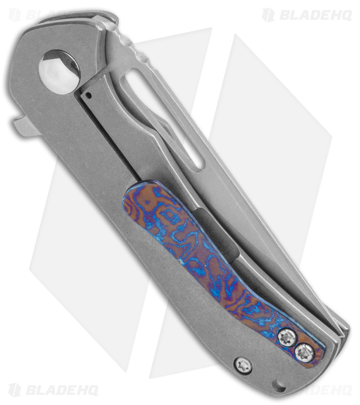 Doc Shiffer Recon Lightweight Frame Lock Knife Ti + Mokuti HW (2.75" SW)