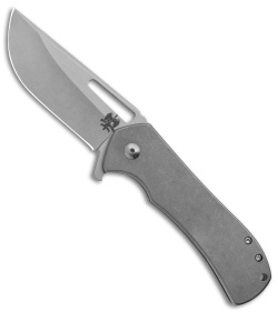 Doc Shiffer Recon 3.5 Lightweight Frame Lock Knife Gray Ti (3.5" Stonewash)