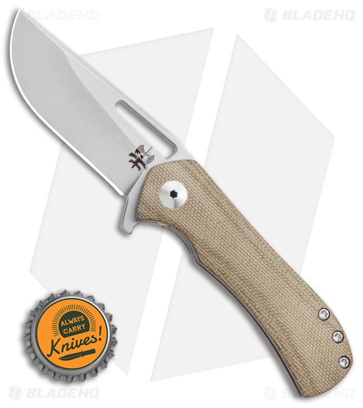 Doc Shiffer V3 Recon Frame Lock Knife OD Green Micarta (2.75" Stonewash)