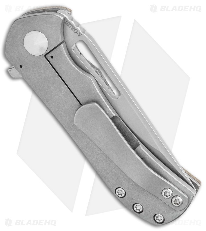 Doc Shiffer V3 Recon Frame Lock Knife OD Green Micarta (2.75" Stonewash)