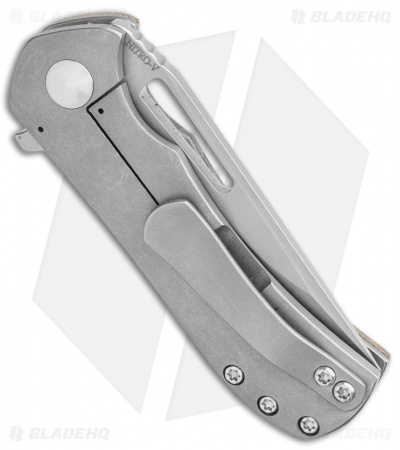 Doc Shiffer V3 Recon Frame Lock Knife OD Green Micarta (2.75" Stonewash)