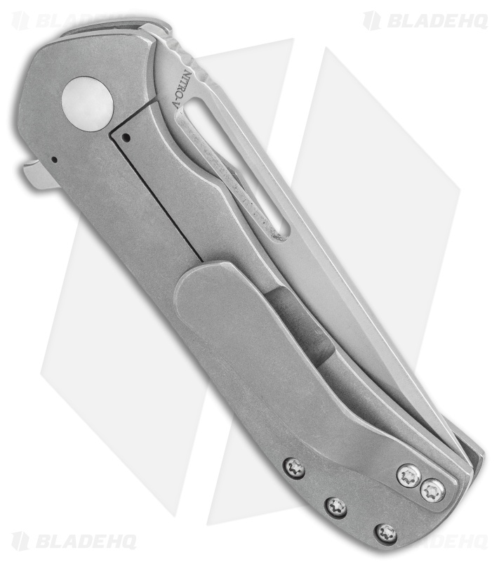 Doc Shiffer V3 Recon Frame Lock Knife Titanium (3" Stonewash)
