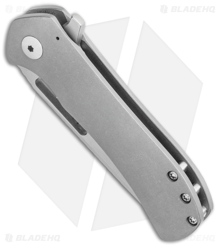Doc Shiffer V3 Recon Frame Lock Knife Titanium (3" Stonewash)