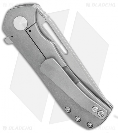 Doc Shiffer V3 Recon Knife Tumbled Ti (2.75" Stonewash)