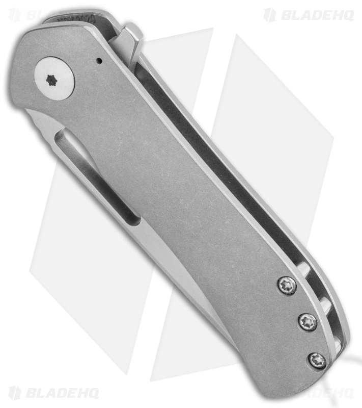 Doc Shiffer V3 Recon Knife Tumbled Ti (2.75" Stonewash)