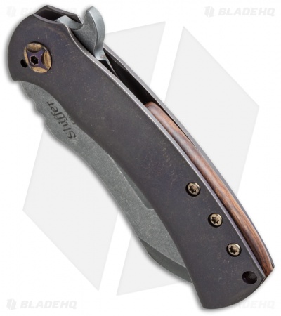 Doc Shiffer Custom Panda Knife Blue/Purple Ti (3.125" Acid SW)