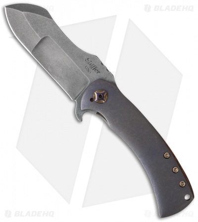 Doc Shiffer Custom Panda Knife Blue/Purple Ti (3.125" Acid SW)