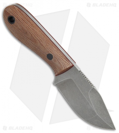 Doyle Knives Land Pirate Fixed Blade Knife Natural Micarta (2.75" Acid SW)
