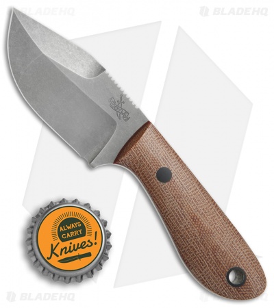 Doyle Knives Land Pirate Fixed Blade Knife Natural Micarta (2.75" Acid SW)