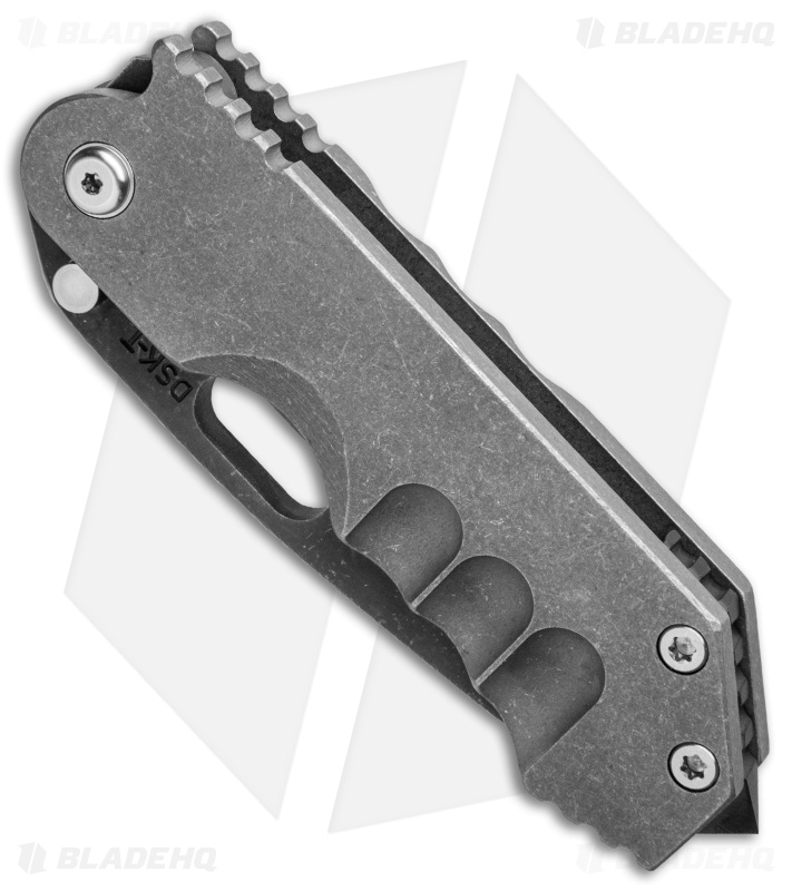 DSK Tactical GF1 Recluse Mini Frame Lock Folding Knife Milled Gray