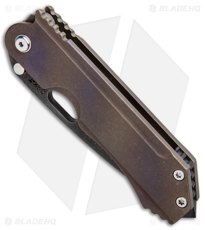 DSK Tactical GF1 Recluse XL | Frame Lock Knife | Contoured Titanium