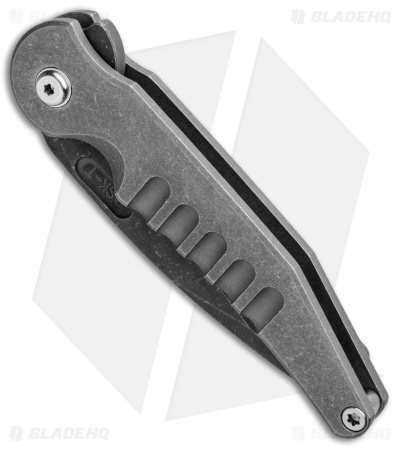 DSK Tactical Prick Frame Lock Knife Milled Ti (3.25" Tanto)  ASW 