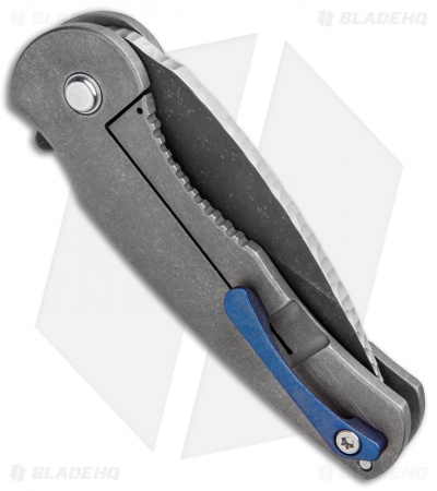 DSK Tactical Stealth Frame Lock Knife Milled TBL (3.5" Drop Point)  ASW Jeweled 