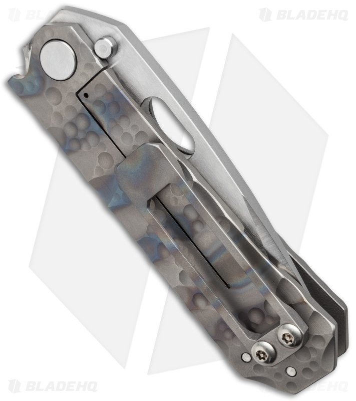 DSK Tactical Knives GF1 Gentleman Folder Knife Dimple Ti (4.25" Polish