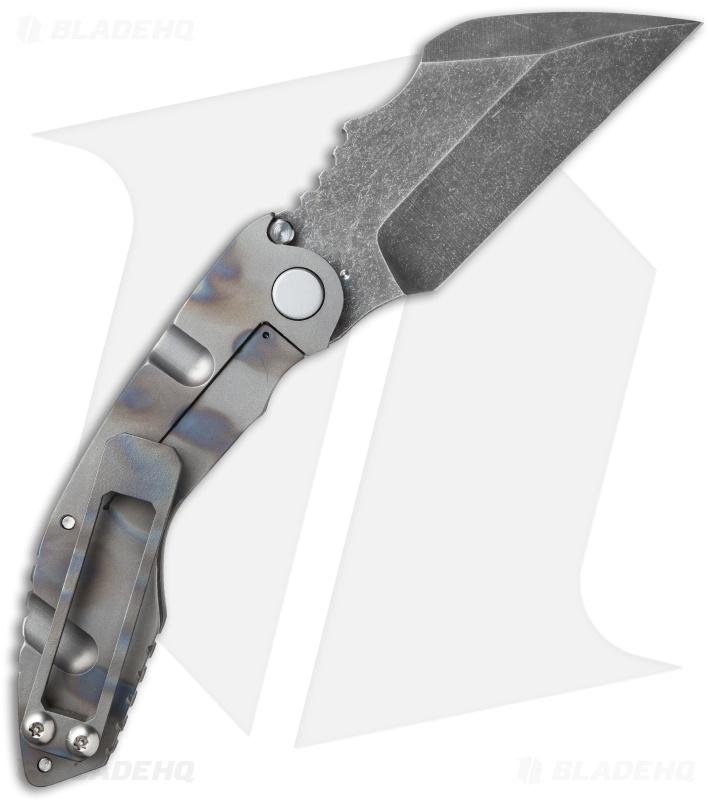 DSK Tactical VX-C Knife Milled Blast/Flame (4.25" Acid Stonewash)