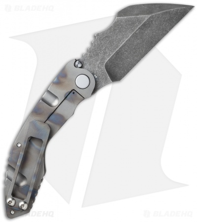DSK Tactical VX-C Knife Milled Blast/Flame (4.25" Acid Stonewash)