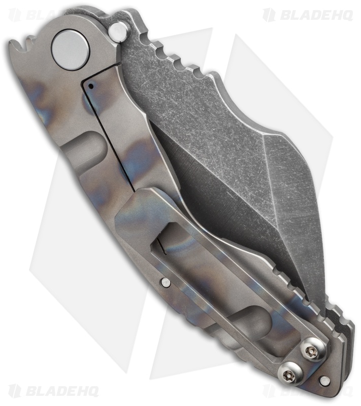DSK Tactical VX-C Knife Milled Blast/Flame (4.25" Acid Stonewash)