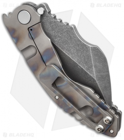 DSK Tactical VX-C Knife Milled Blast/Flame (4.25" Acid Stonewash)