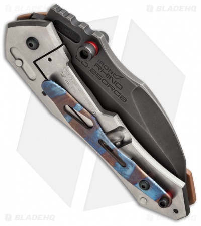 Dwaine Carrillo SC250 Scout Rhino Frame Lock Knife Coyote G10/Ti (4.25" Black)