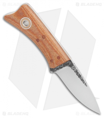Fiddleback Forge Geisha Fixed Blade Knife Natural Micarta (2.3" Satin)