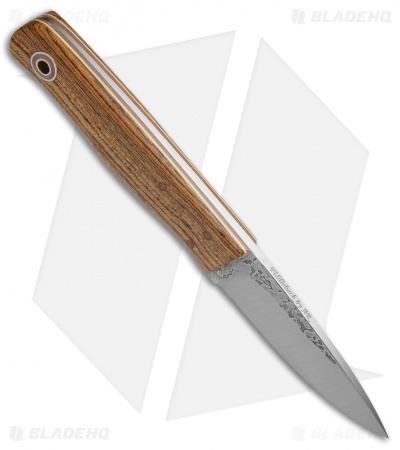 Fiddleback Forge Handyman Fixed Blade Knife Bocote Wood (3.25" Satin)