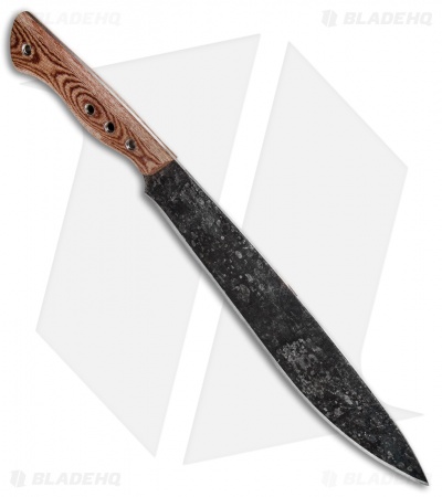 Fiddleback Forge Machete Natural Canvas Micarta (11.5" Black)