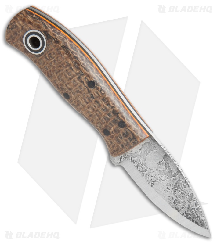 Fiddleback Forge Runt Knife Coffee Bag Burlap (2.125" Scandi)