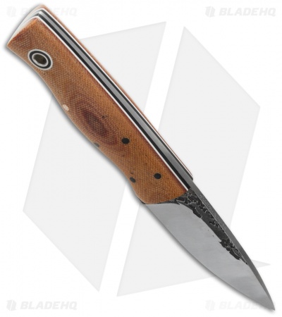 Fiddleback Forge Bushnub Knife Micarta (3.375" Satin)