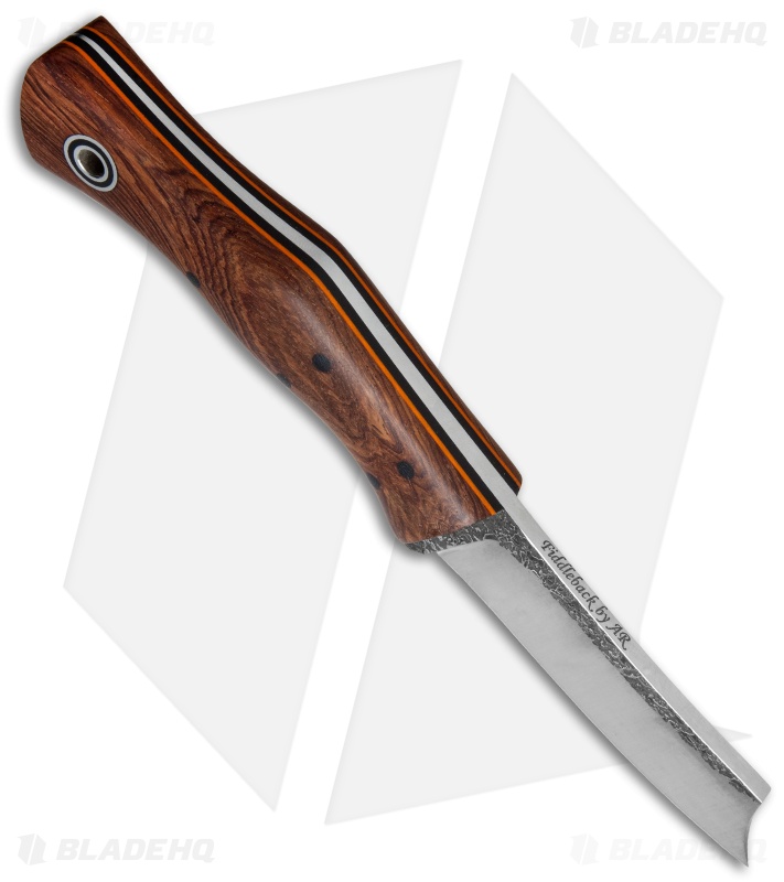 Fiddleback Forge Rebel Knife Rosewood Burl (3.00" Satin)
