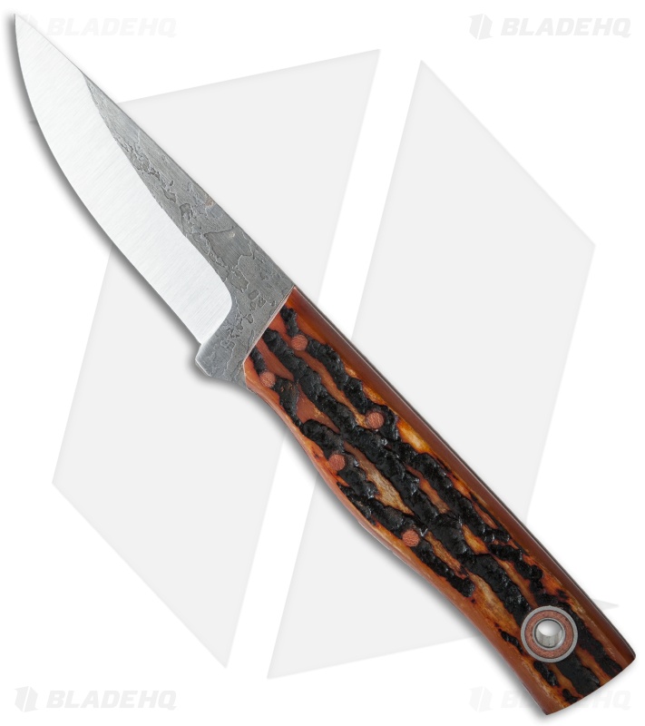Fiddleback Forge Patch Knife Bone (3.125" Satin)
